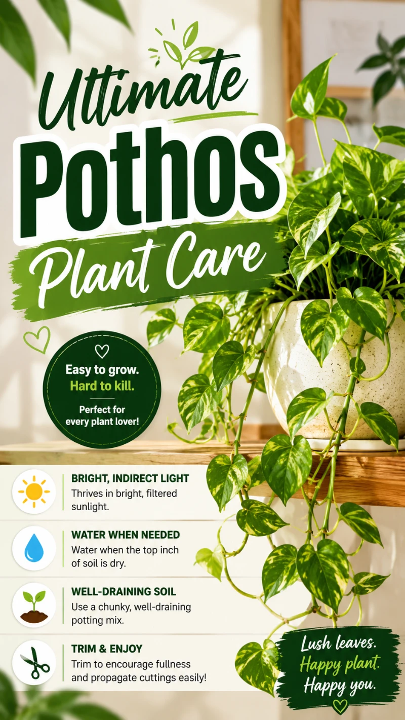 Pothos Plant Care Tips