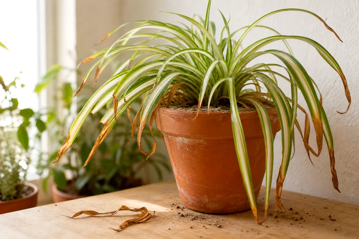 spider-plant-tips-turning-brown