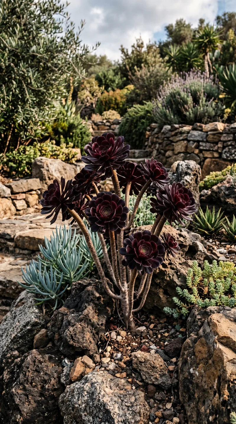 Aeonium Zwartkop