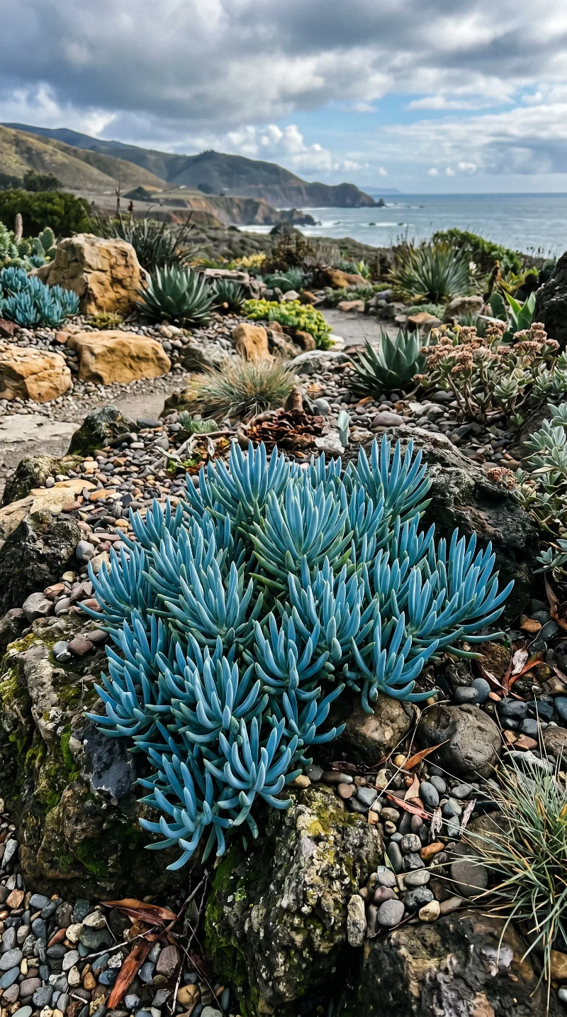 Blue Chalksticks (Senecio serpens)