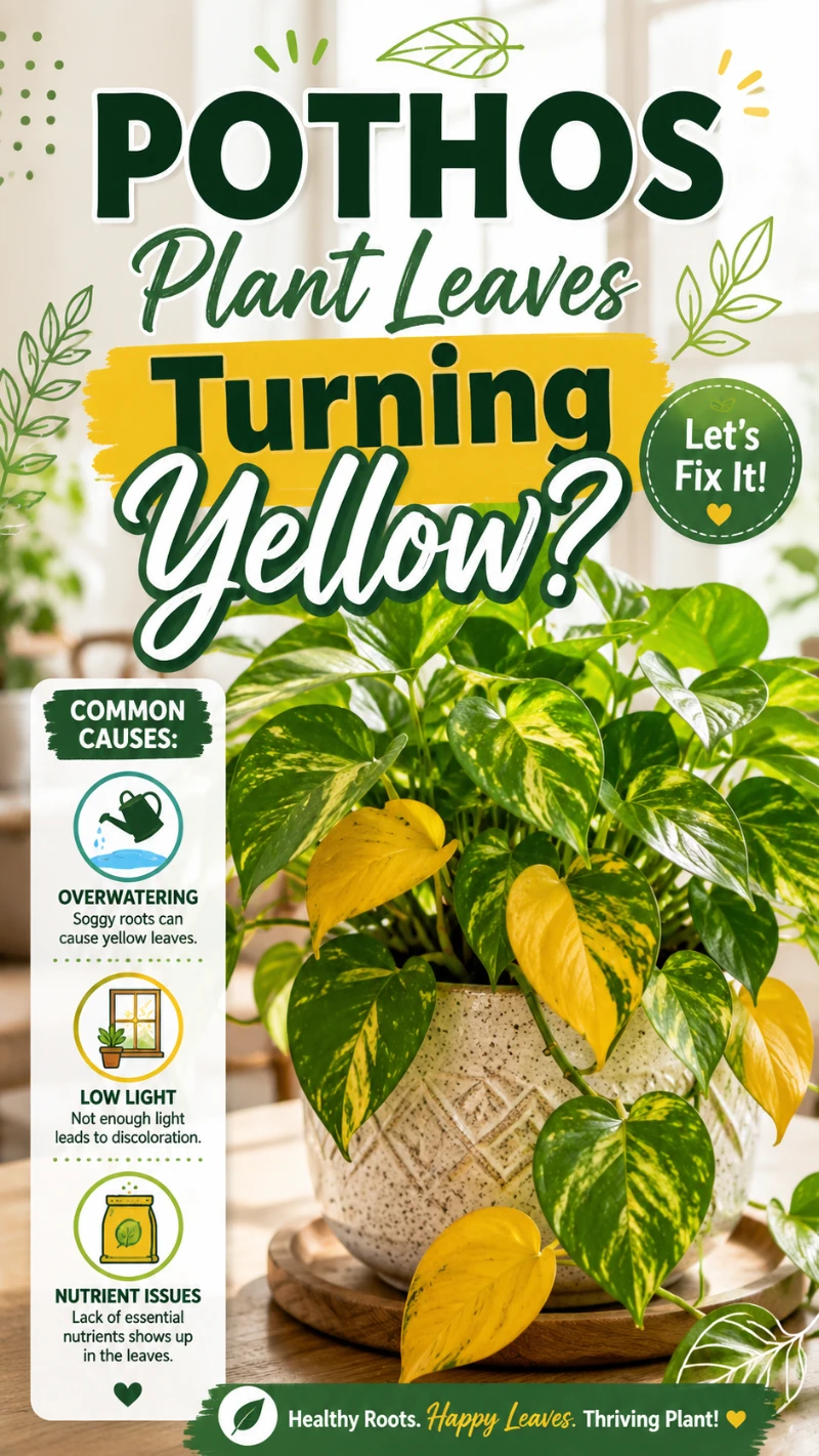 Pothos Plant Yellow Leaves