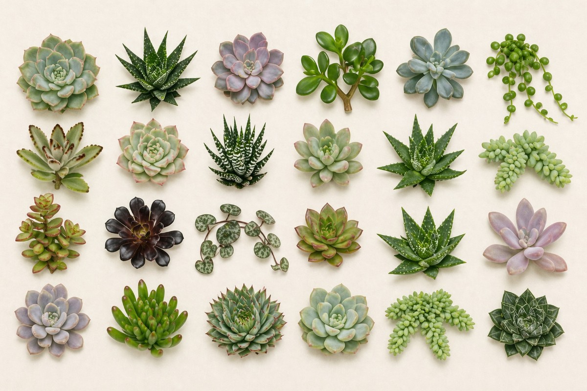 succulent types indoor outdoor varieties