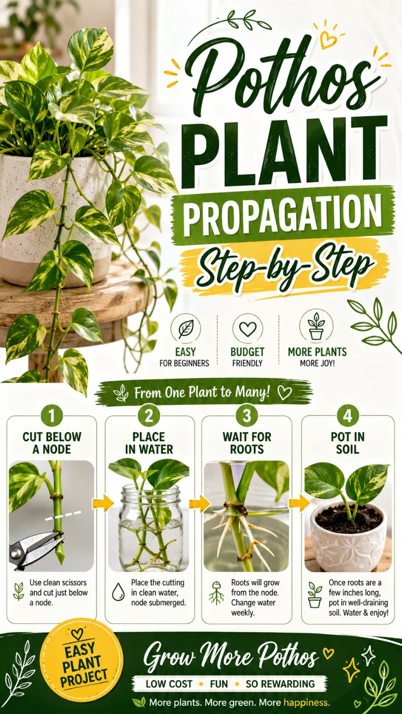 Pothos Plant Propagation Guide