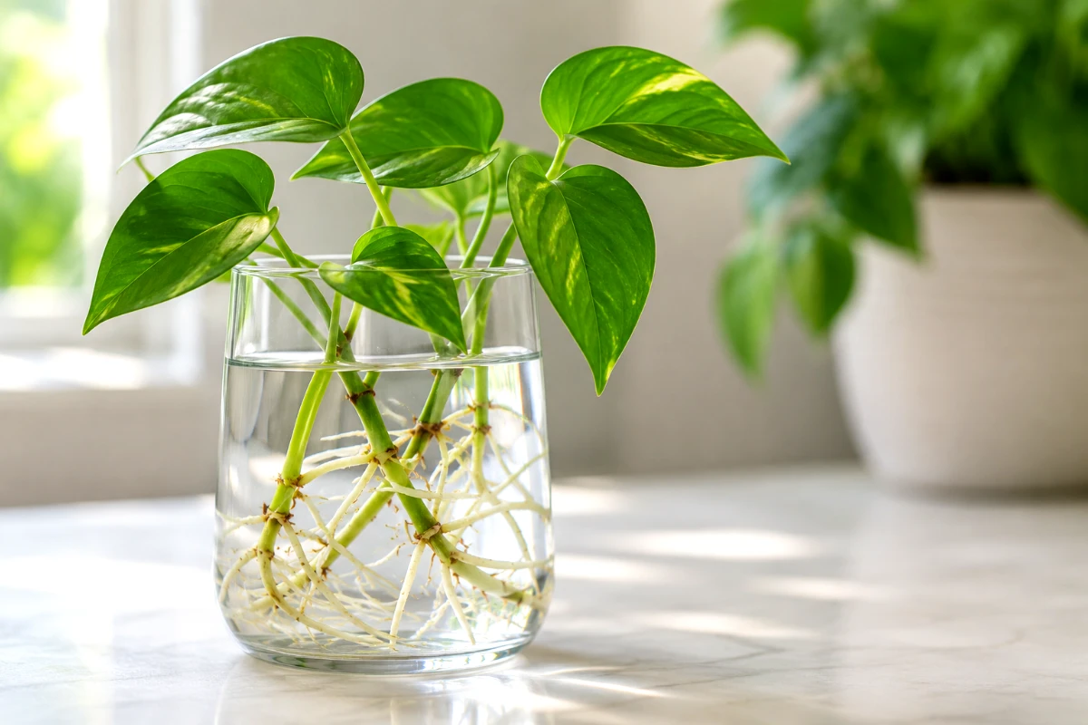 Growing Pothos in Water