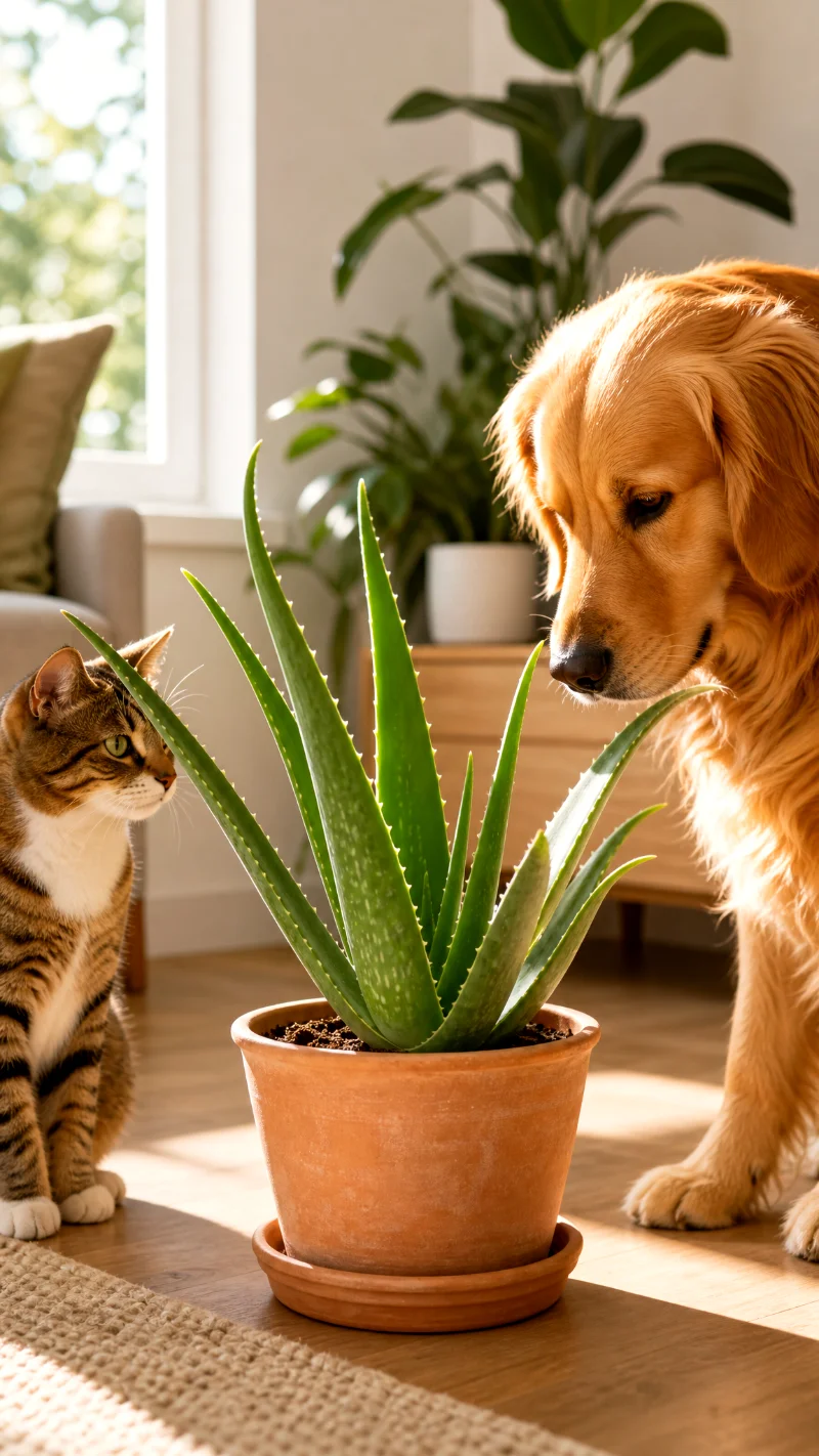 aloe vera toxic to pets