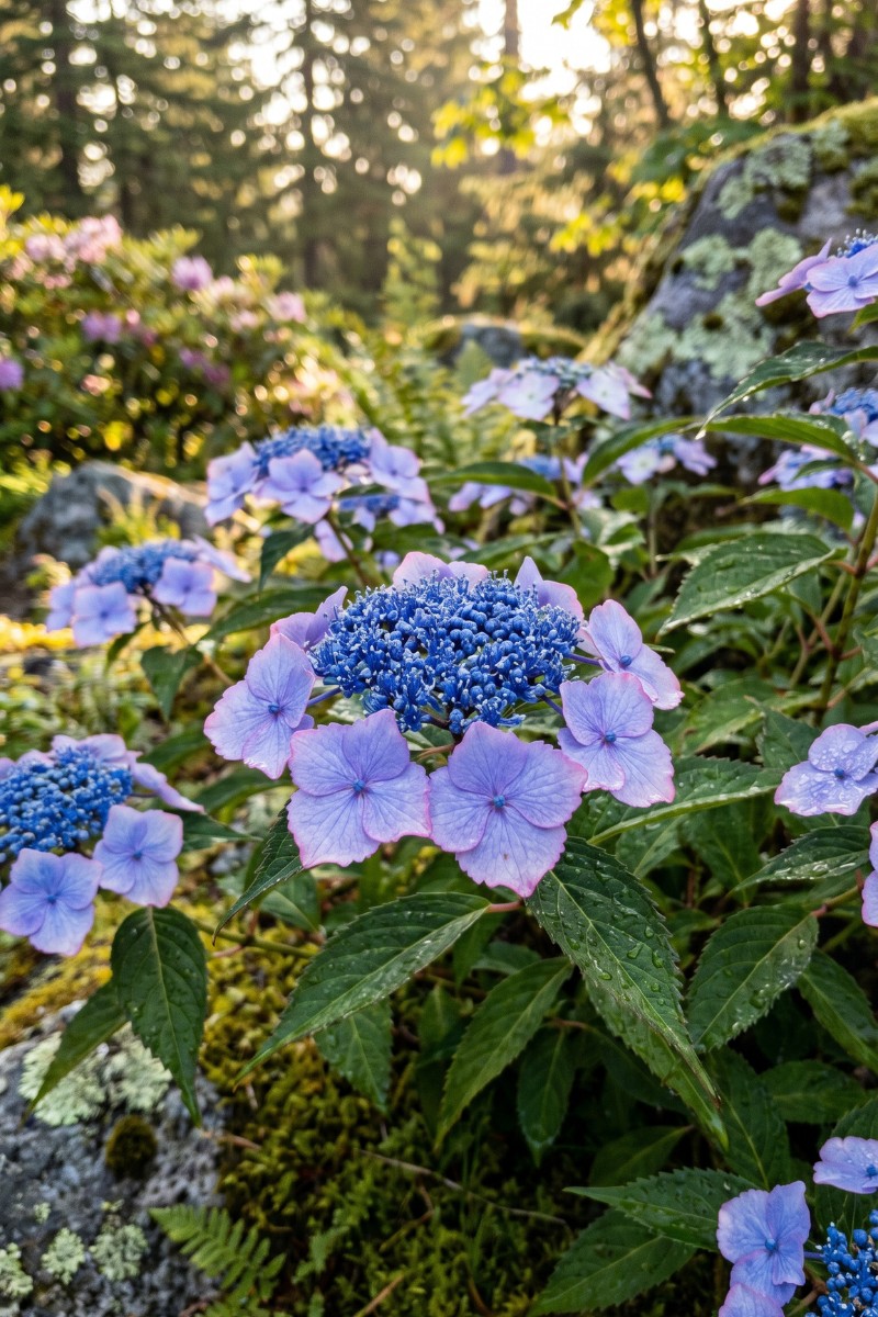 Mountain Hydrangeas (Hydrangea Serrata)