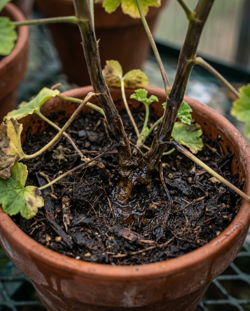 Geranium Stem & Crown Rot