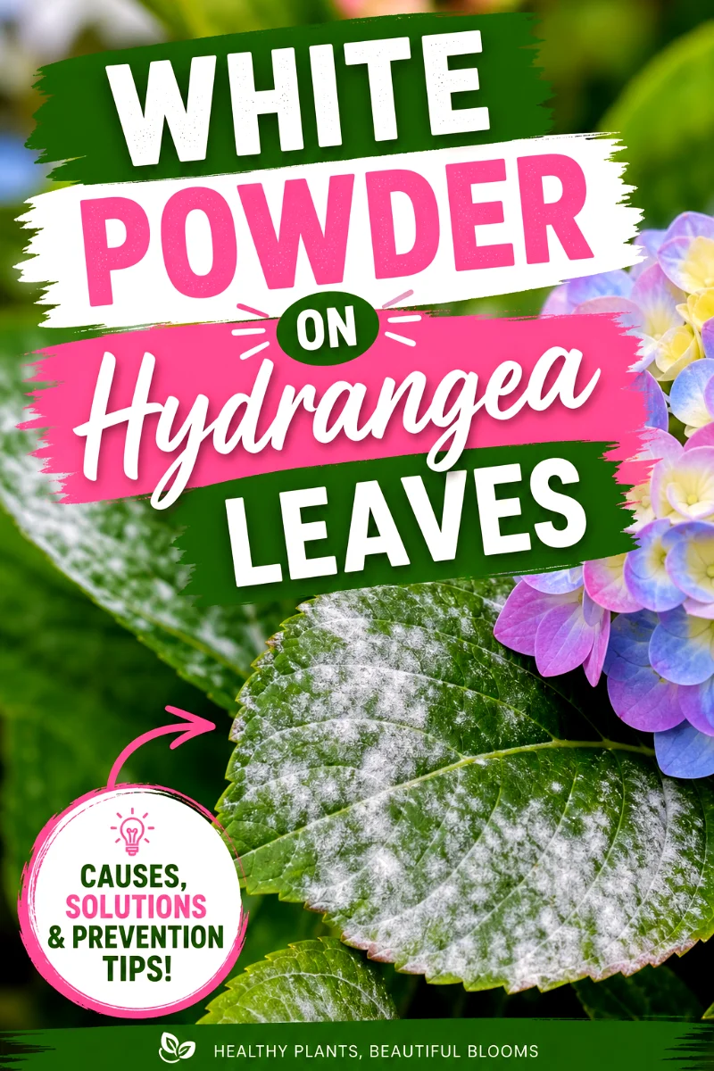 White-Powder-on-Hydrangea-Leaves