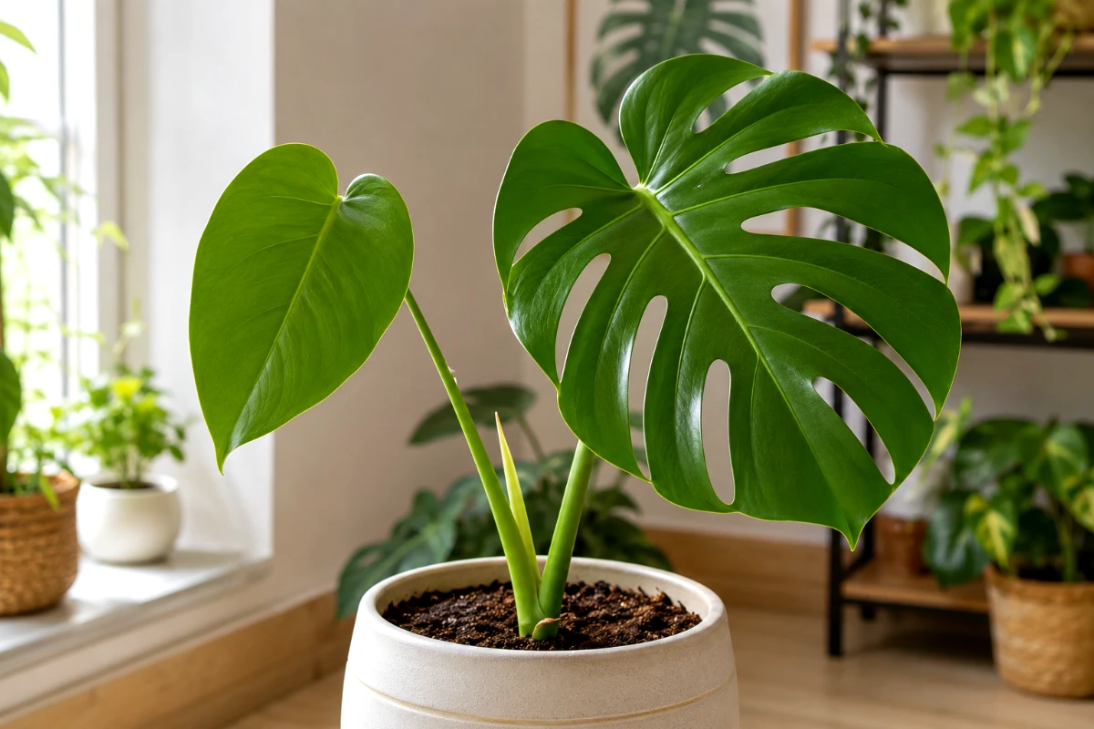 Monstera Leaves Start Splitting