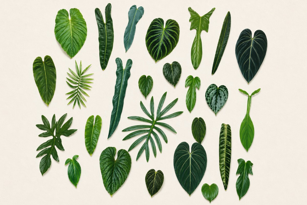 philodendron types rare common varieties