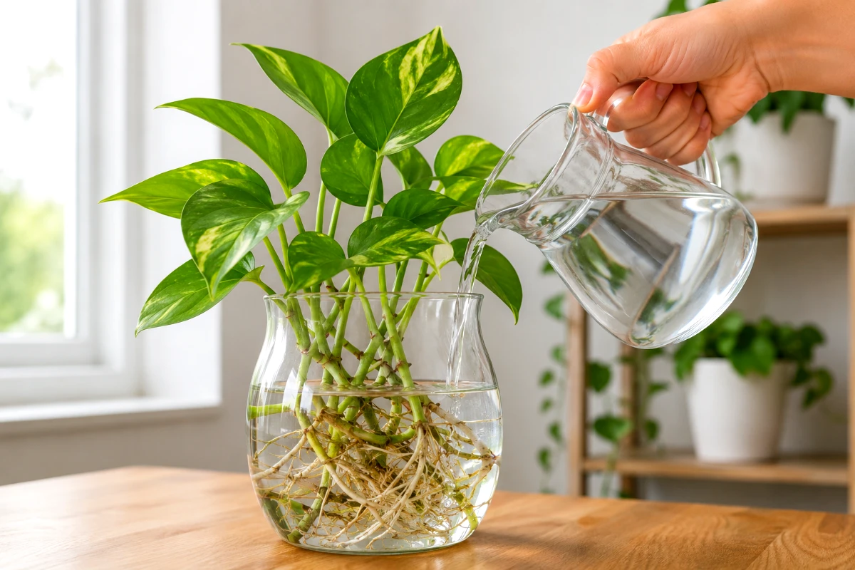 Keeping Pothos in Water