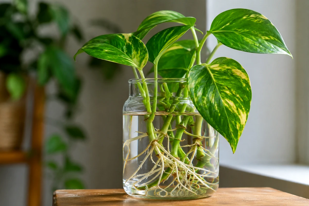 Pothos Propagation in Water