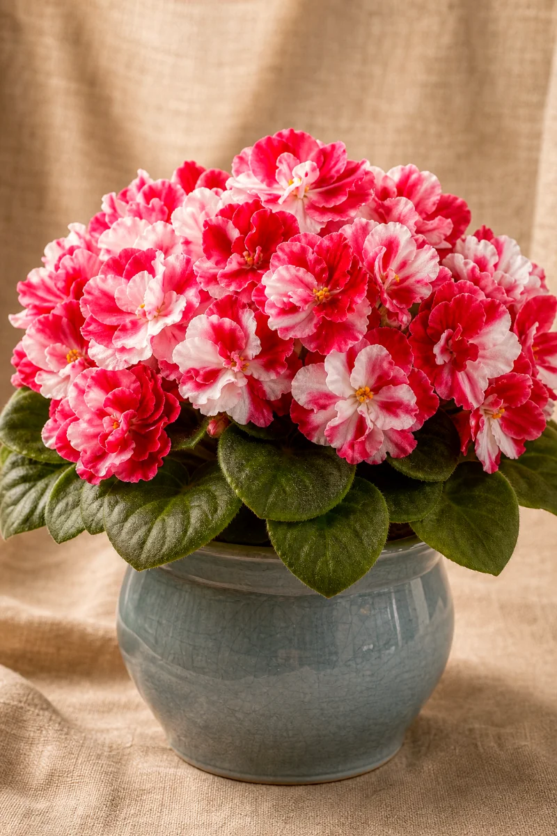 African-Violet-Maxi-Besar-Red-White
