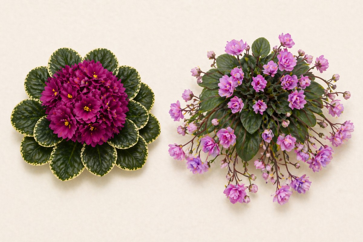 african violet varieties growth types