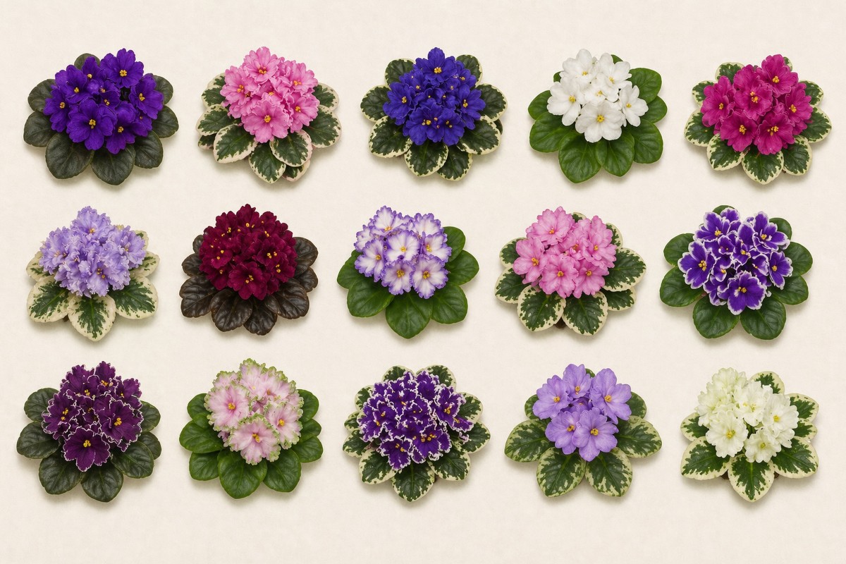 african violets types saintpaulia varieties