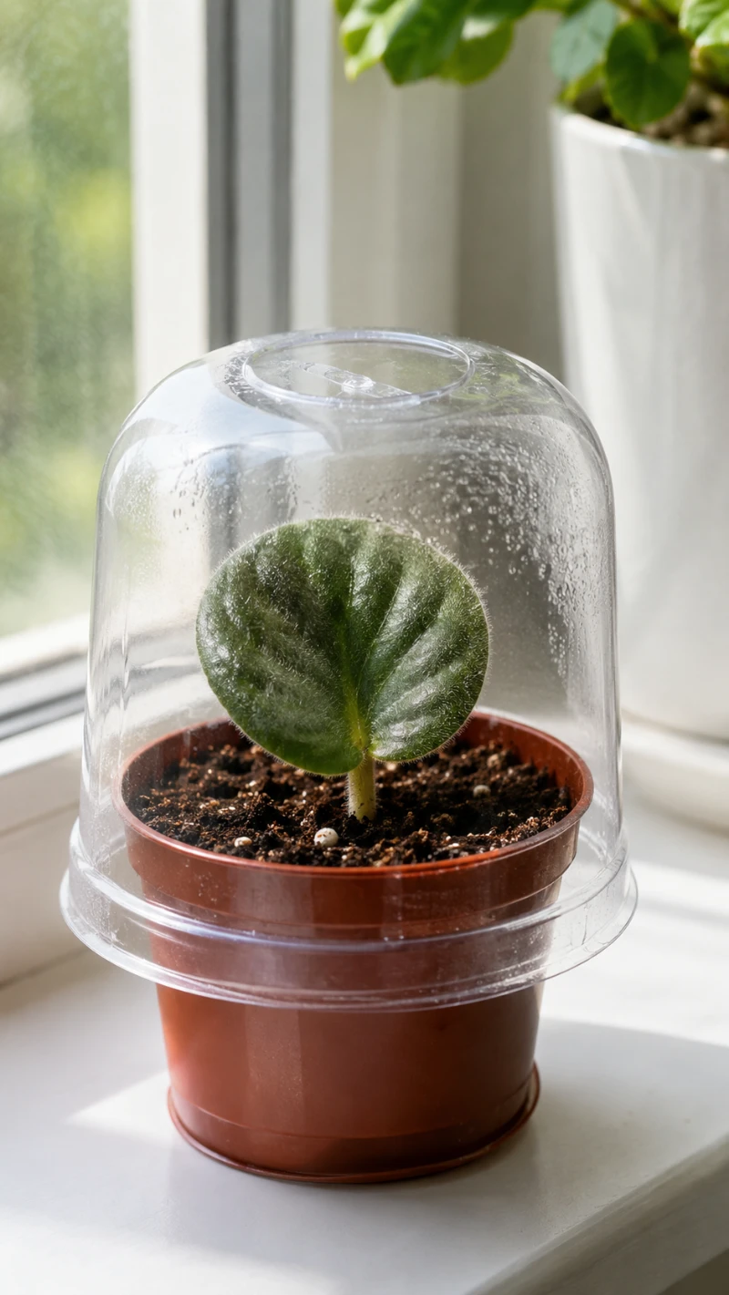 African Violet Propagation Environment