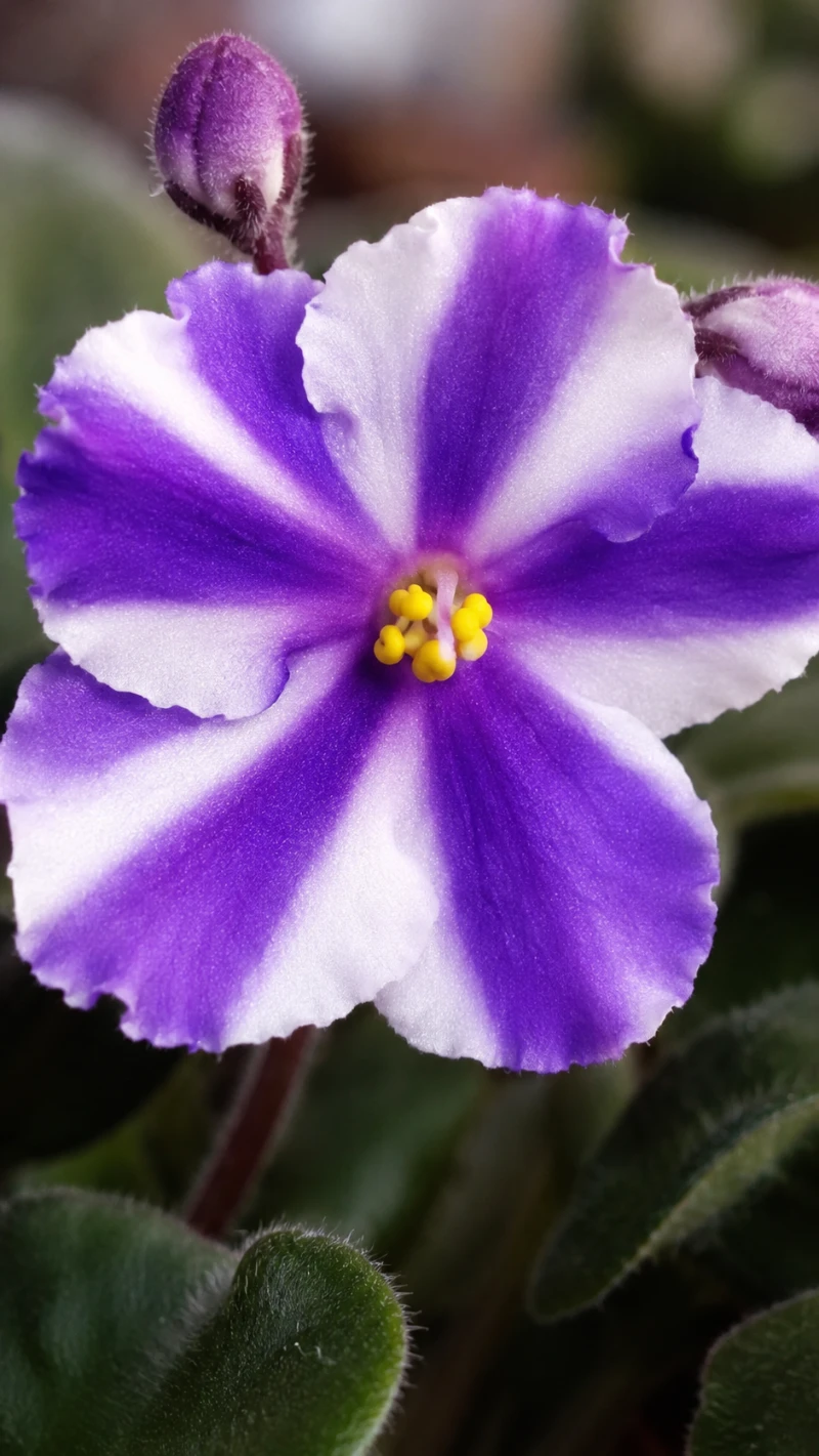 Beautiful African Violet Flower