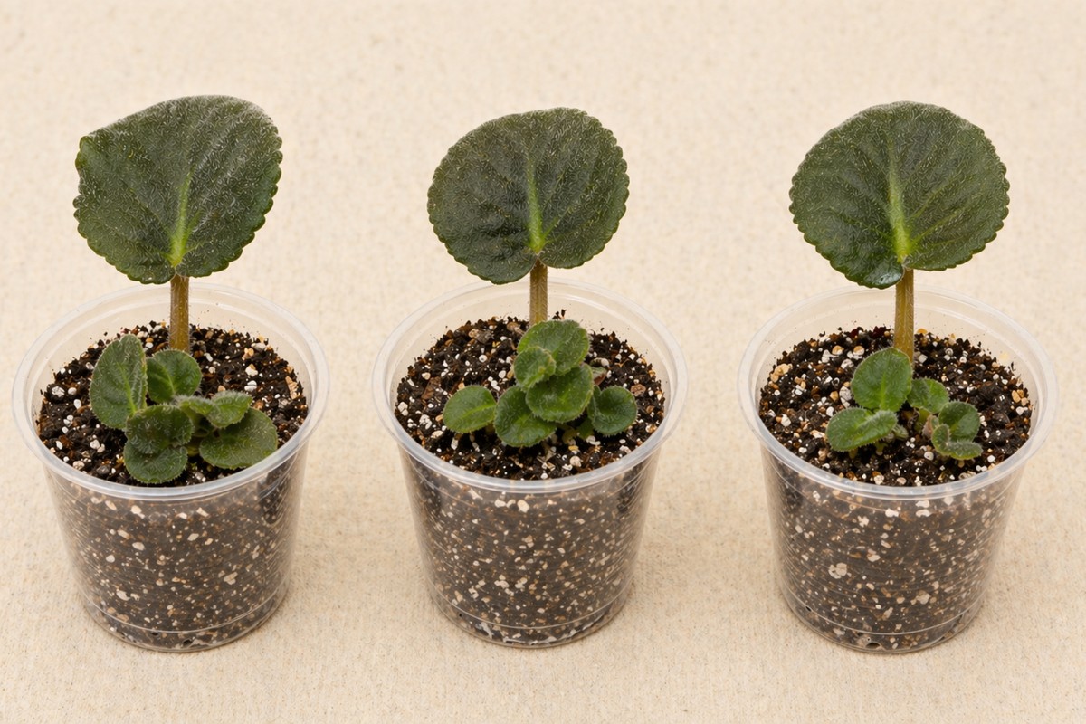 Propagate African Violets Leaf Cuttings
