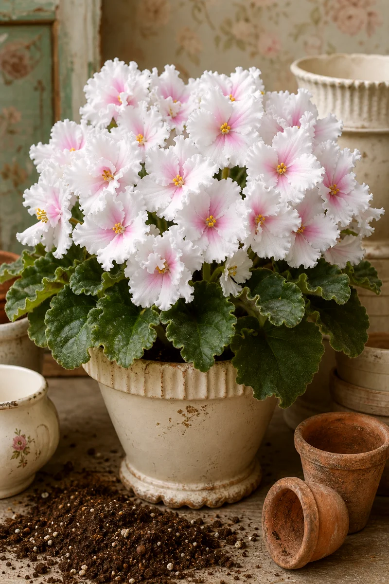 african-violets-soil-repotting