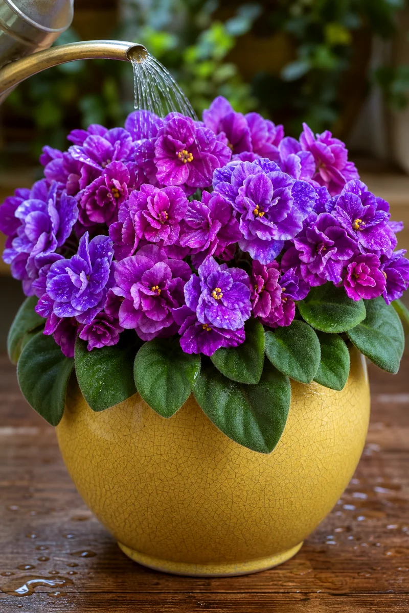 african-violets-watering