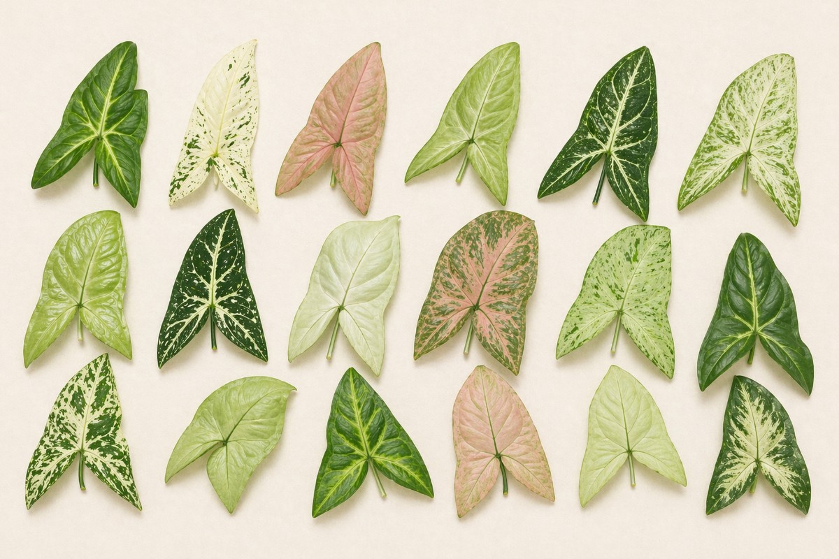 syngonium types arrowhead plant varieties