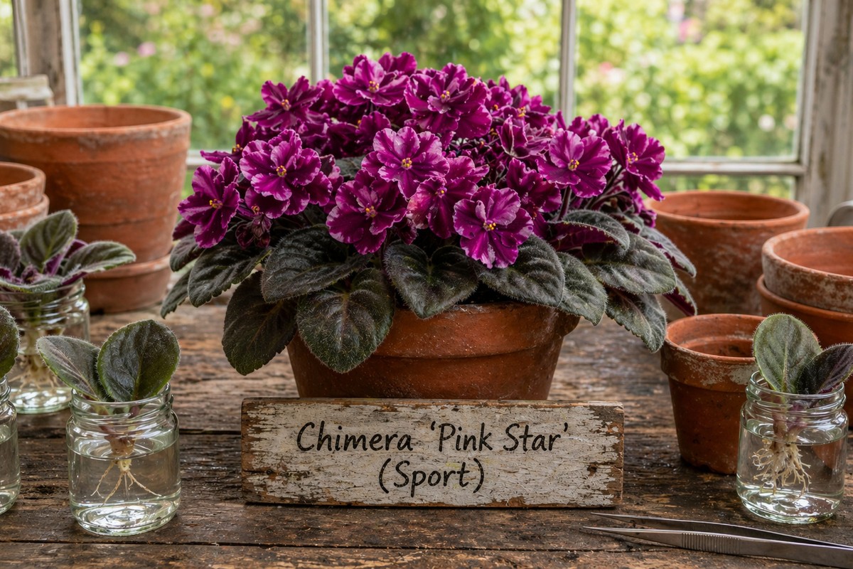 Chimera African Violet Pink Star Sporting