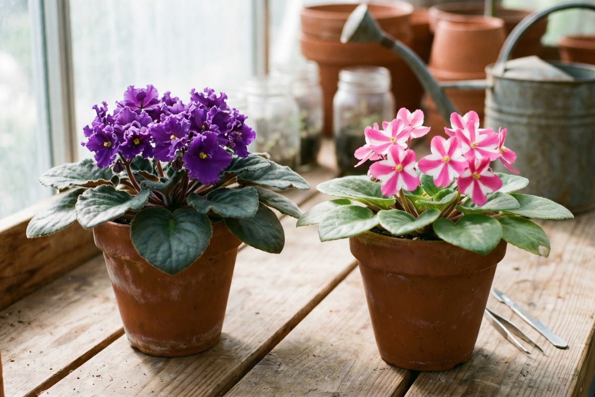 Chimera vs Normal African Violet