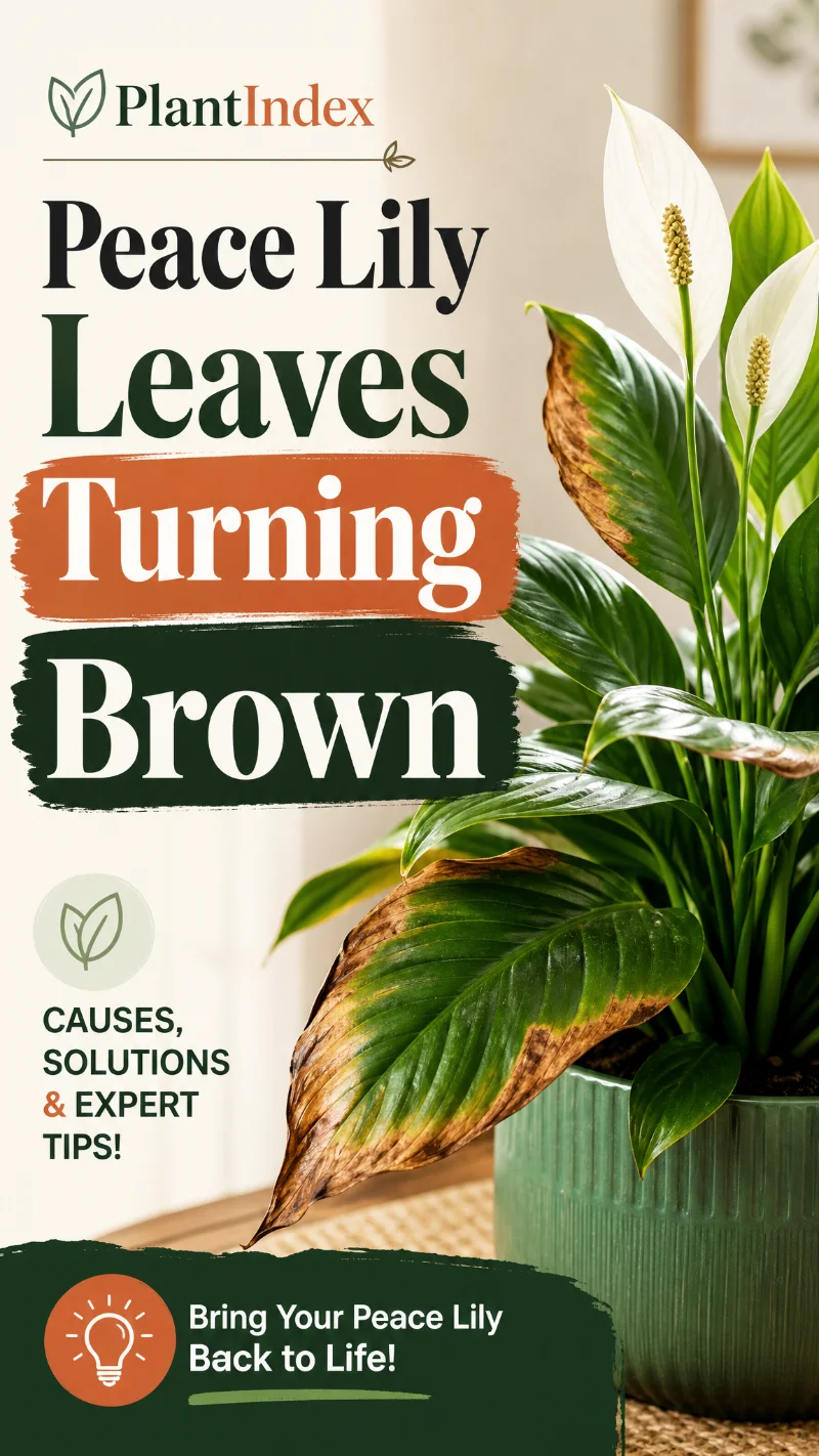 Peace Lily Leaves Turning Brown