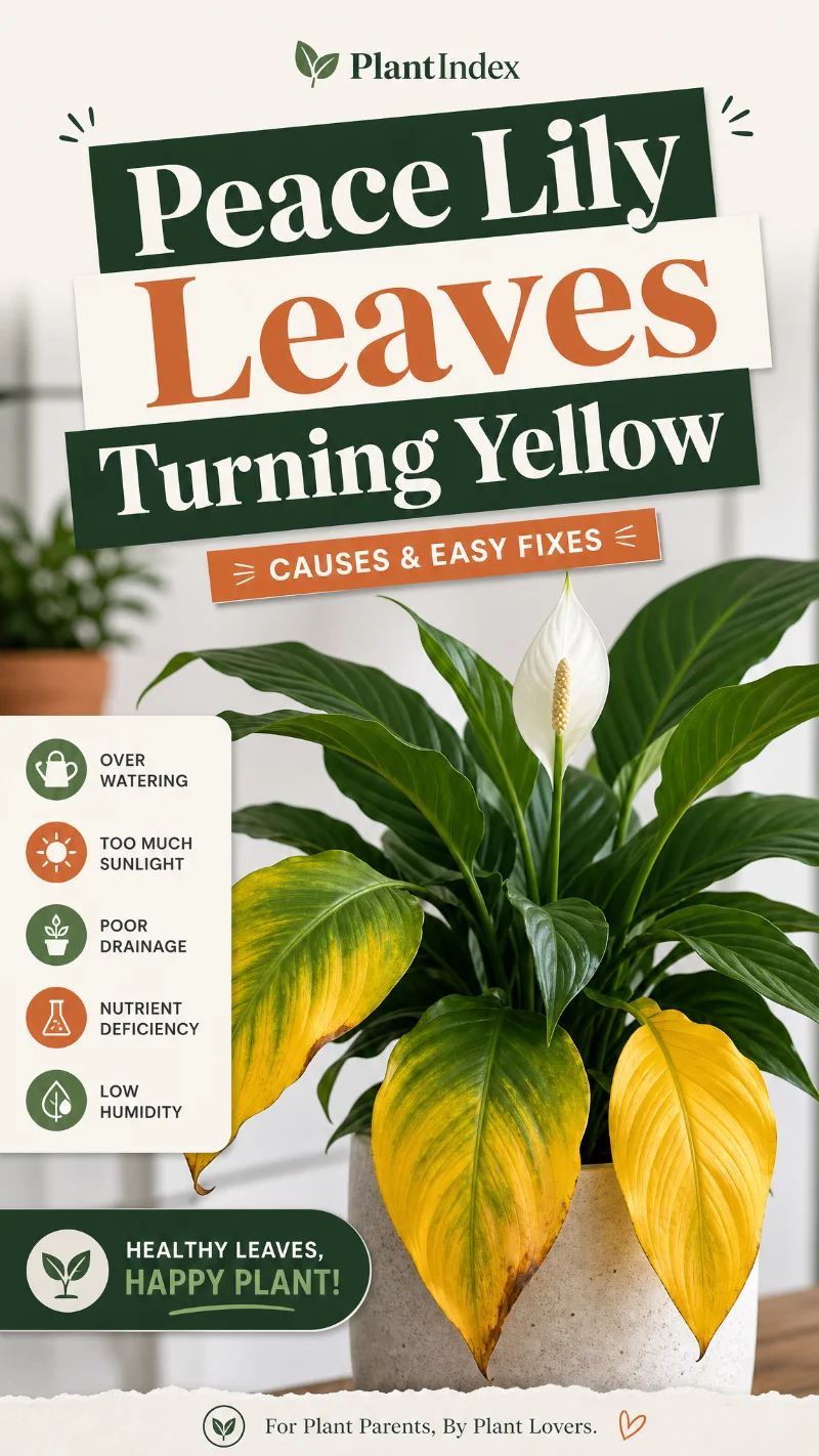 Peace Lily Leaves Turning Yellow