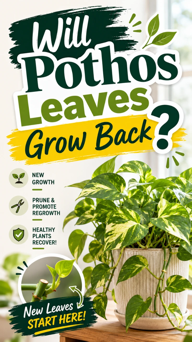 Pothos Leaves Grow Back