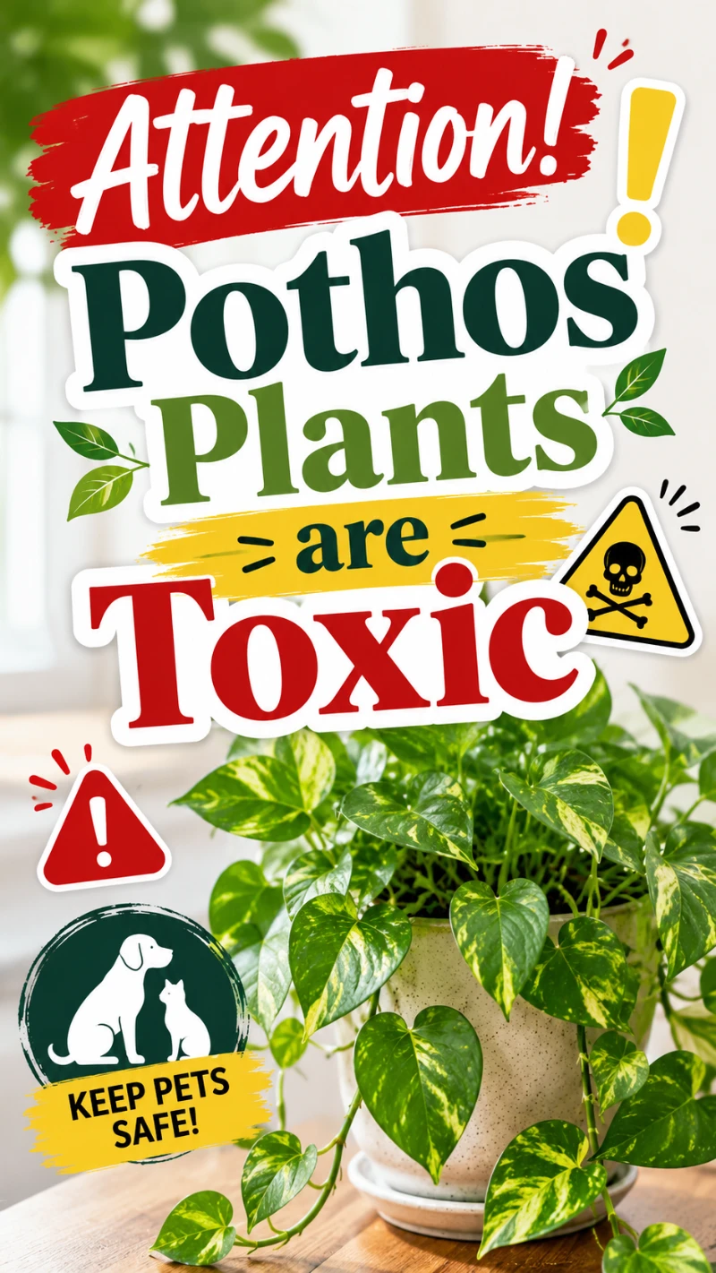 Pothos Plants are Toxic