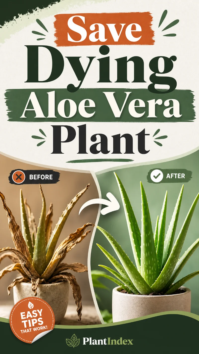 Save Dying Aloe Vera Plant