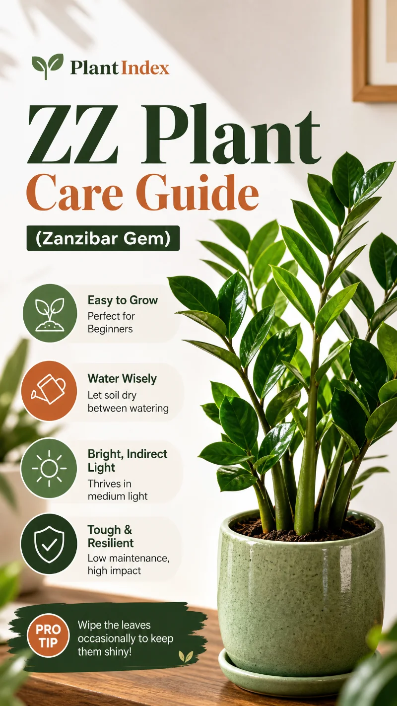 ZZ Plant Care Guide (Zanzibar Gem)