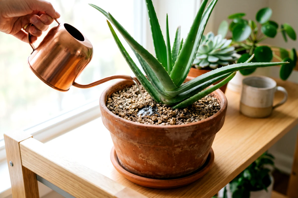 aloe vera watering