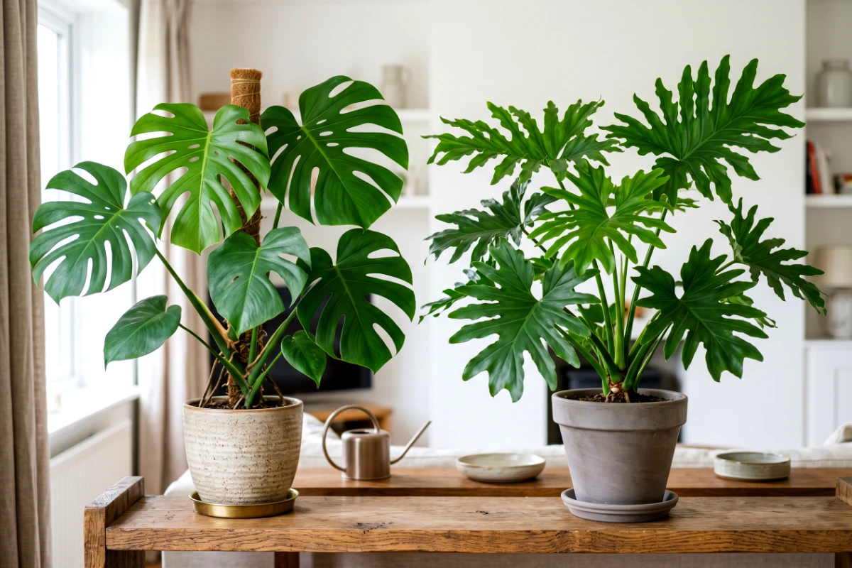 monstera vs split leaf philodendron