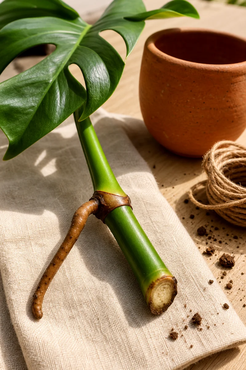 monstera-node-aerial-root-detail
