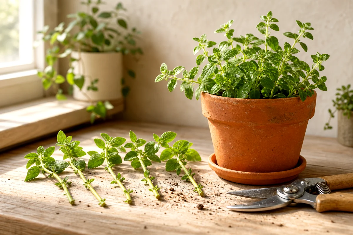 oregano-stem-cuttings-propagation-featured