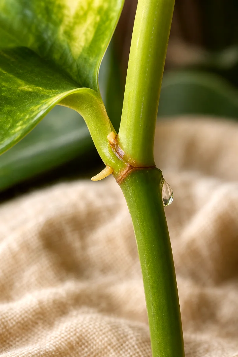 philodendron-cutting-node-propagation-point